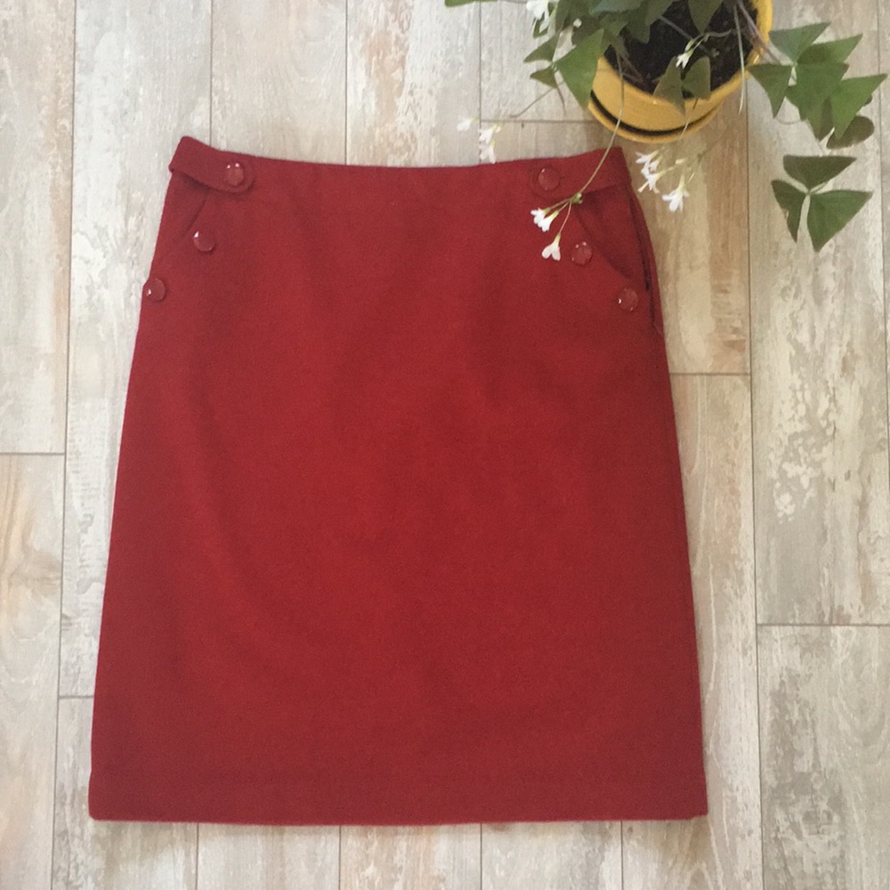 J. Crew Wool Skirt 8